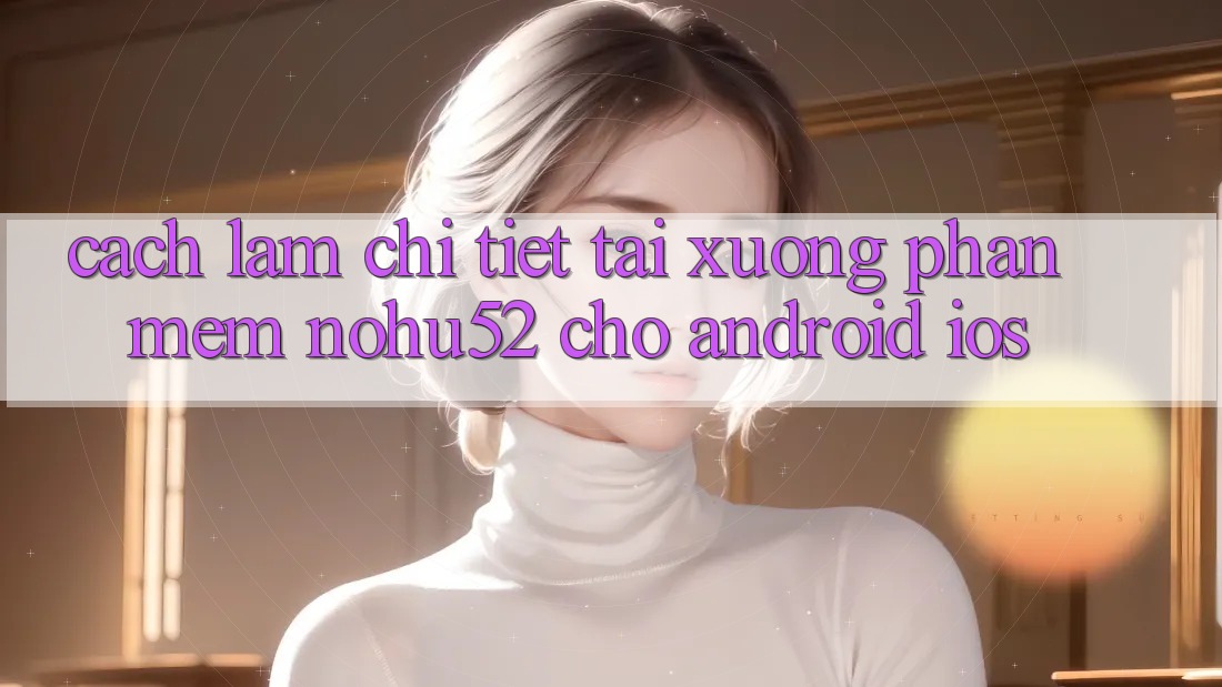 Cách làm Chi Tiết Tải xuống Phần mềm nohu52 Cho Android & iOS