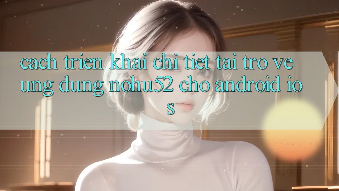 Cách triển khai Chi Tiết Tải trở về Ứng Dụng nohu52 Cho Android & iOS Cách triển khai Chi Tiết Tải trở về Ứng Dụng nohu52 Cho Android & iOS