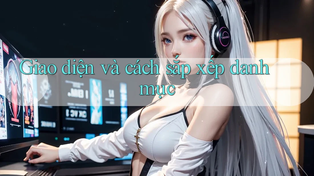 Giao diện và cách sắp xếp danh mục