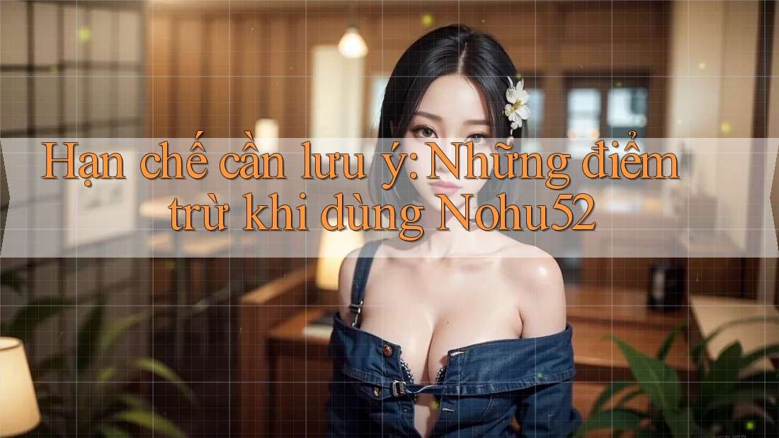 Hạn chế cần lưu ý: Những điểm trừ khi dùng Nohu52