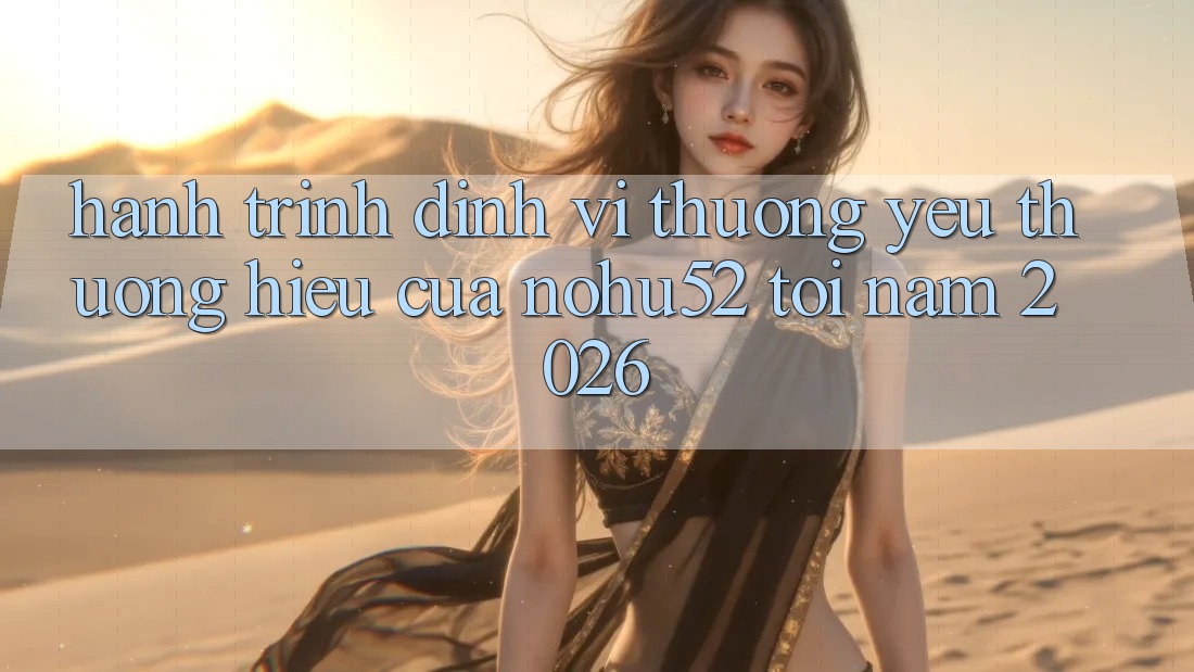 Hành Trình Định Vị Thương yêu thương Hiệu Của nohu52 Tới Năm 2026