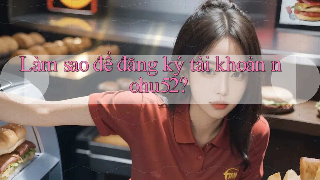 Làm sao để đăng ký tài khoản nohu52?