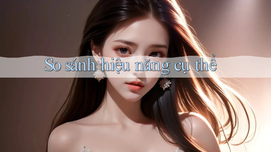 So sánh hiệu năng cụ thể So sánh hiệu năng cụ thể