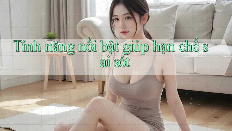 Tính năng nổi bật giúp hạn chế sai sót