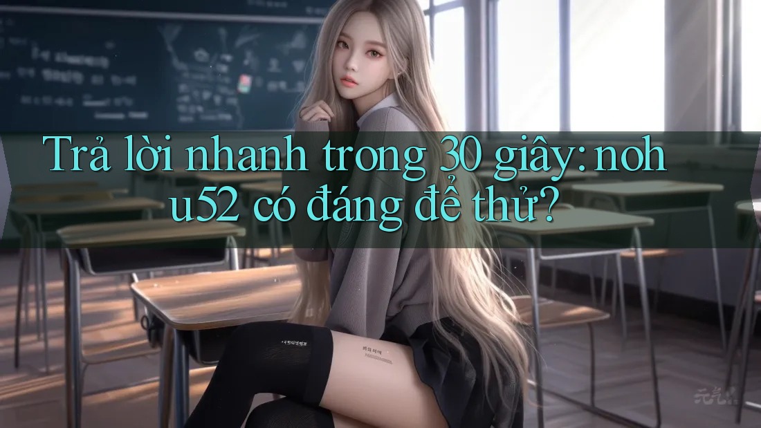 Trả lời nhanh trong 30 giây: nohu52 có đáng để thử?