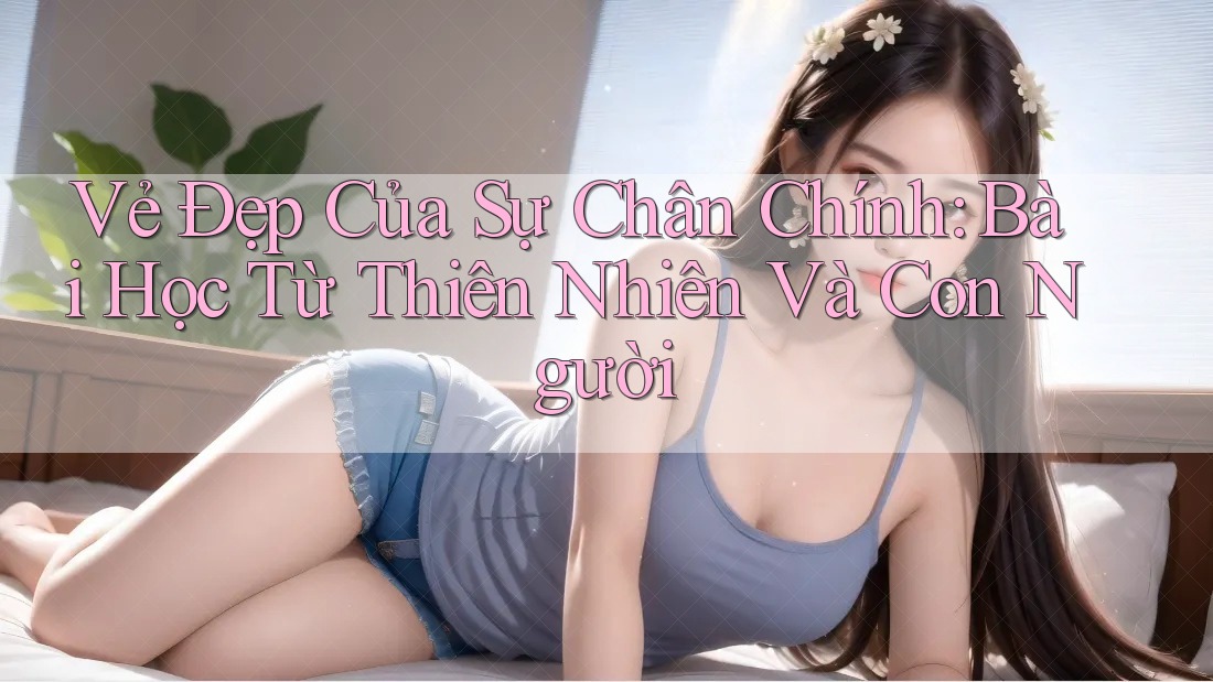 Vẻ Đẹp Của Sự Chân Chính: Bài Học Từ Thiên Nhiên Và Con Người